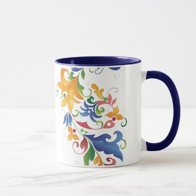 Rosemaling Mug (Right)