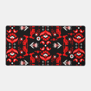 Rosemaling Norwegian Folk Art Desk Mat