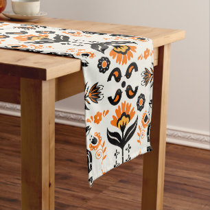 Rosemaling Norwegian Folk Art Long Table Runner