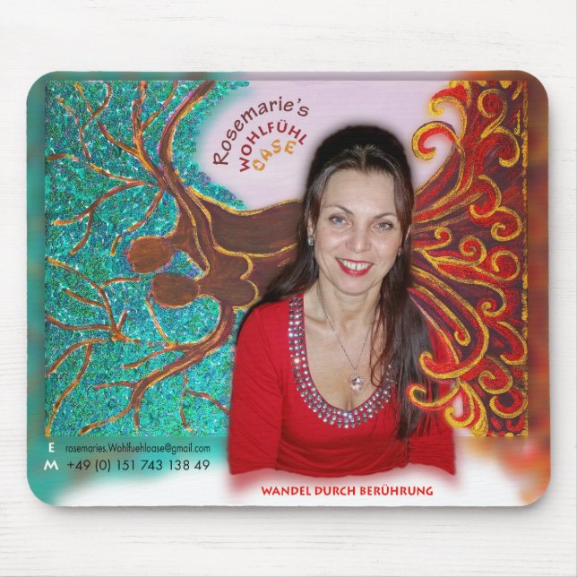 Rosemarie's Wohlfühl Oase Maus-Pad Mouse Mat (Front)