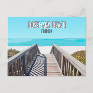 Rosemary Beach Florida Gulf Coast Vintage Postcard