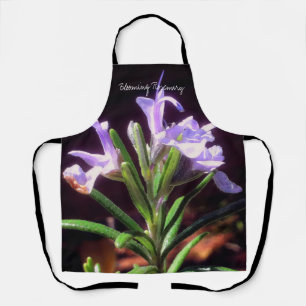 Rosemary Flowers Apron