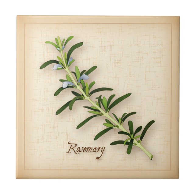 Rosemary Herb Tile (Front)