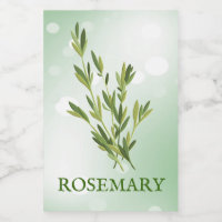 Rosemary Herbs Label