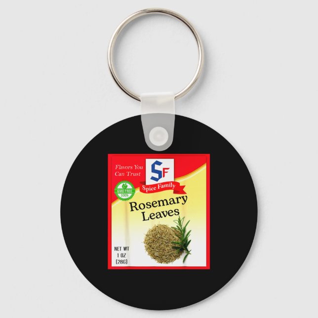 Rosemary Leaves Sce Group Costume Family Matching  Key Ring (Front)