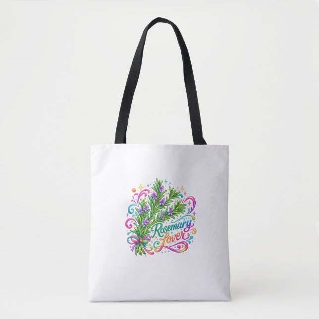 Rosemary Lover Tote Bag (Front)