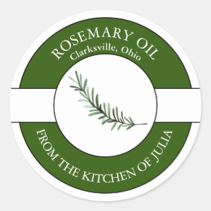 Rosemary Oil Label