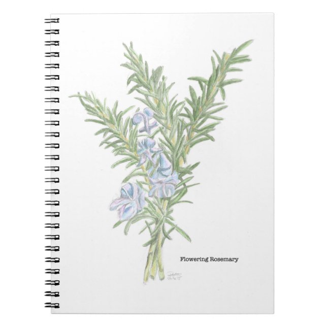 Rosemary Spiral Notebook (Front)