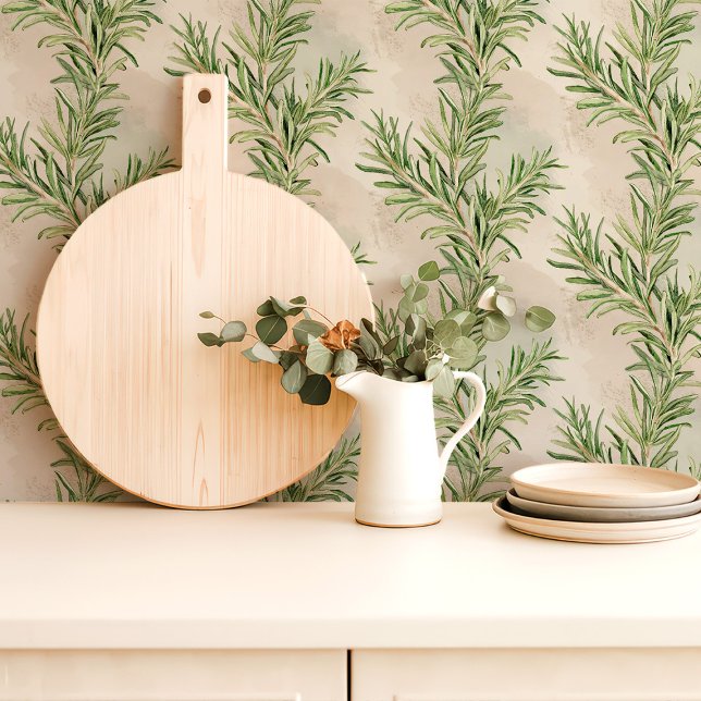 Rosemary Sprigs Kitchen Wallpaper (Creator Uploaded)