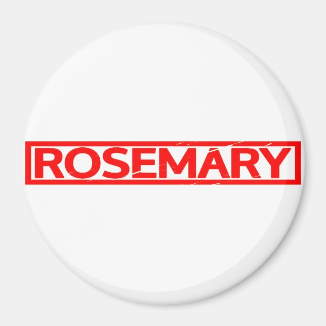 Rosemary Stamp Magnet (Front)