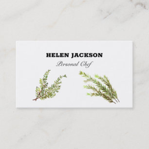 Rosemary Thyme Herbs  Business Card