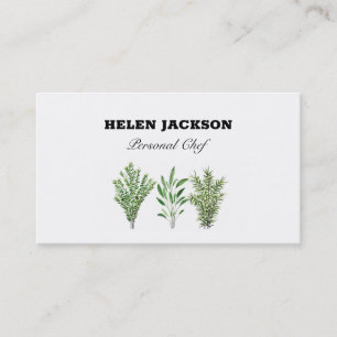 Rosemary Thyme Sage Herbs  Business Card