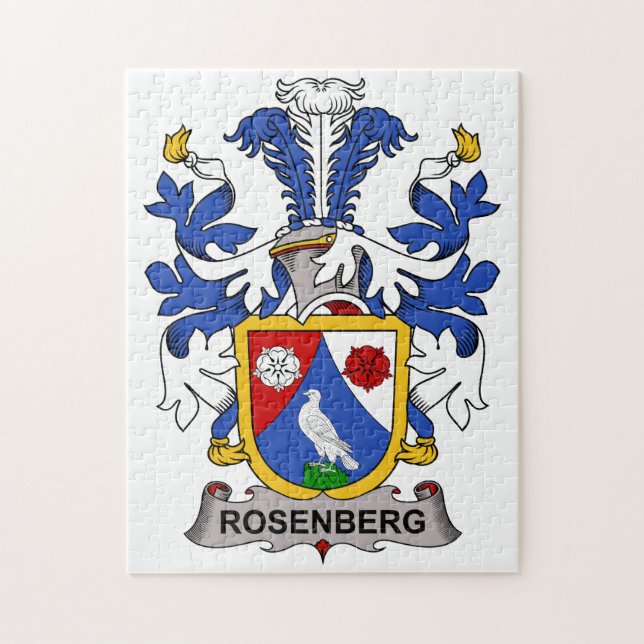 Rosenberg Family Crest Jigsaw Puzzle (Vertical)