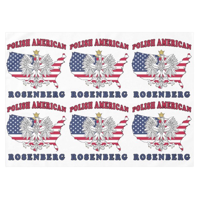 Rosenberg Texas Polish American Tablecloth (Front (Horizontal))