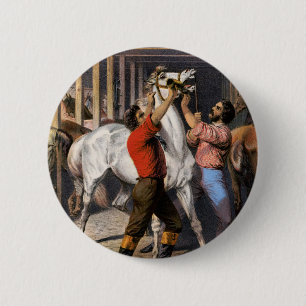 Rosenberg's Great East India Horse Invigorator. 6 Cm Round Badge