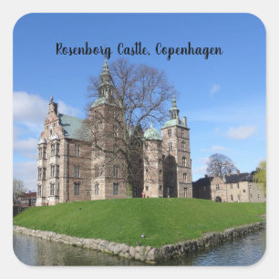 Rosenborg Castle, Copenhagen, Denmark Square Sticker