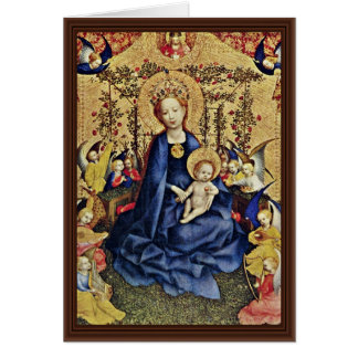 Rosenhagmadonna By Lochner Stefan