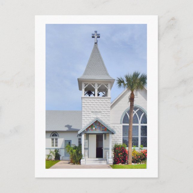 Roser Memorial Church in Anna Maria, Florida Postcard (Front)