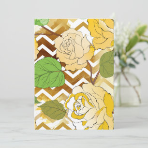 Roses 10 thank you card