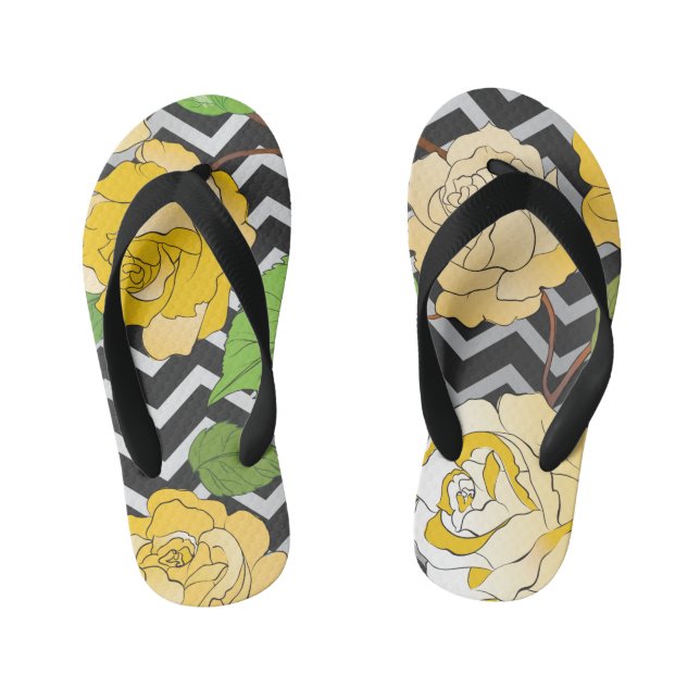 Roses 11 kid's flip flops (Footbed)