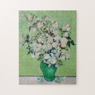 "ROSES" 1889 BY VINCENT VAN GOGH ON PUZZLE