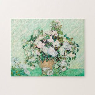 "ROSES" 1889 VINCENT VAN GOGH ART JIGSAW PUZZLE