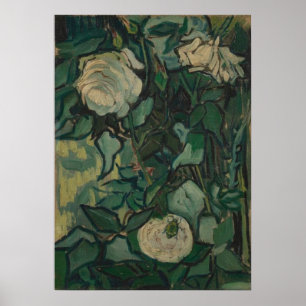 Roses 1889 Vincent van Gogh Poster