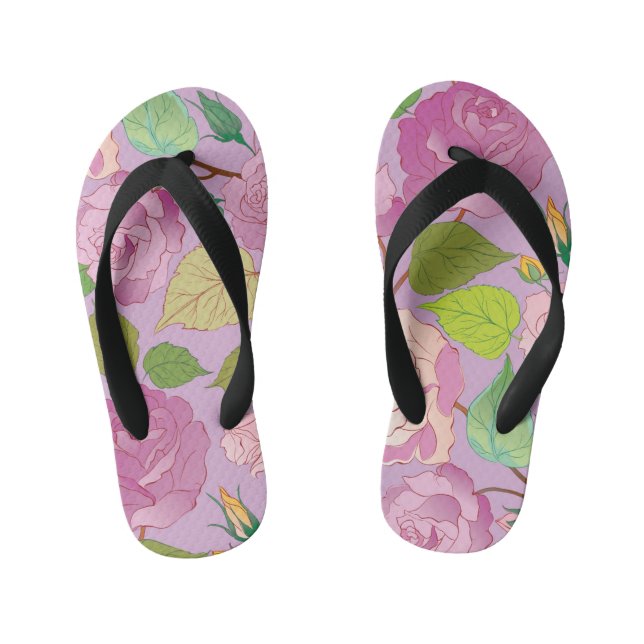 Roses 18 kid's flip flops (Footbed)