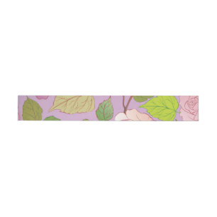 Roses 18 wraparound address label