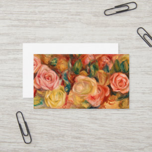 Roses, 1912 by Pierre-Auguste Renoir Business Card