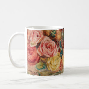 Roses (1912) by Pierre-Auguste Renoir Fine Art Coffee Mug