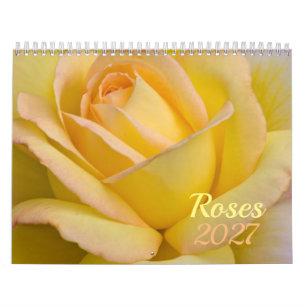 Roses 2027 Flower Calendar