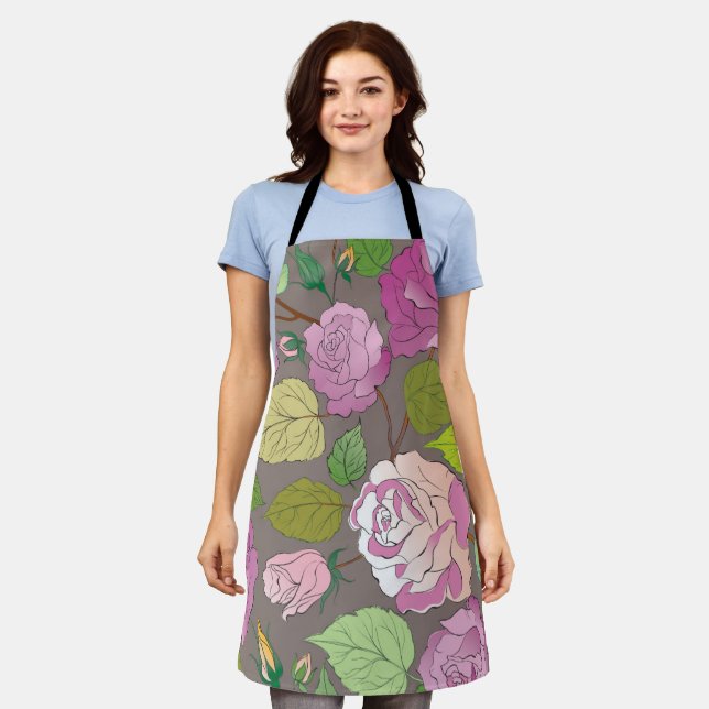 Roses 20 apron (Worn)