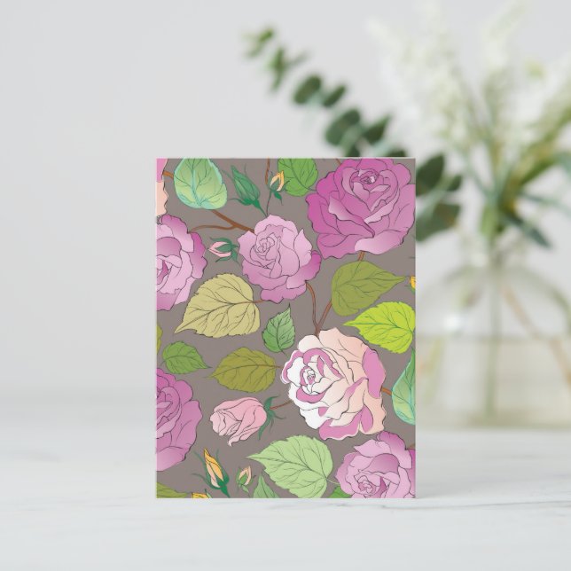 Roses 20 holiday postcard (Standing Front)