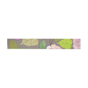 Roses 20 wraparound address label