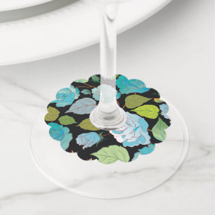 Roses 22 wine glass tag