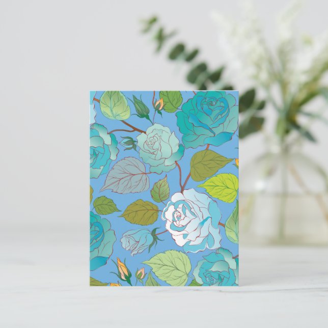 Roses 23 postcard (Standing Front)