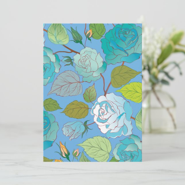 Roses 23 thank you card (Standing Front)
