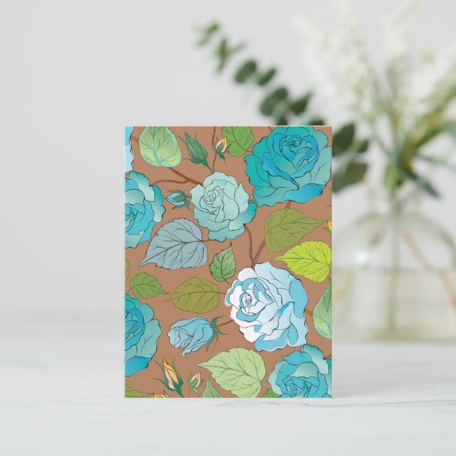 Roses 25 postcard (Standing Front)