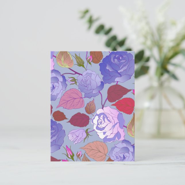 Roses 29 holiday postcard (Standing Front)