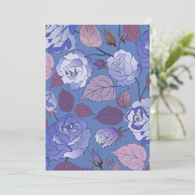 Roses 32 thank you card (Standing Front)