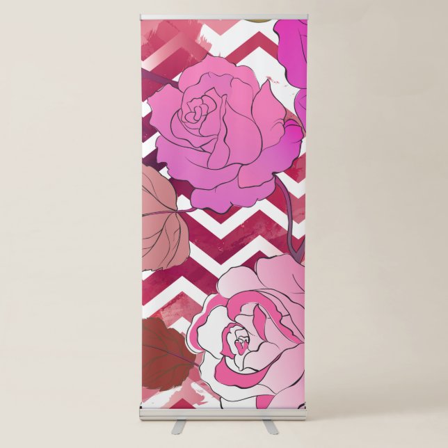 Roses 33 retractable banner (Front)