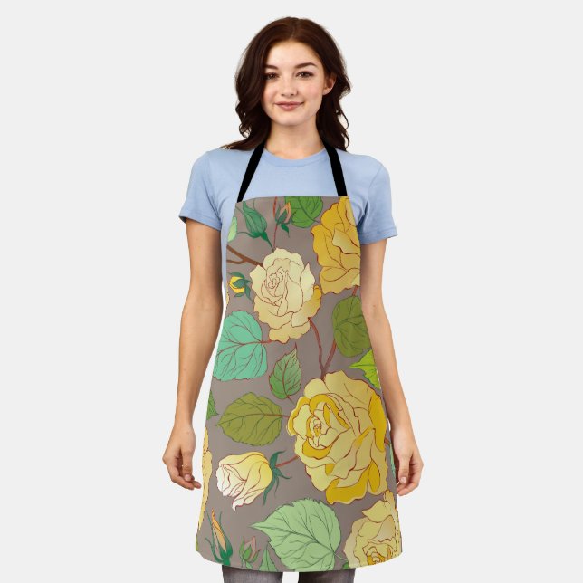 Roses 3 apron (Worn)