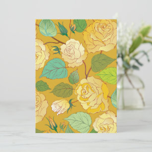 Roses 7 thank you card