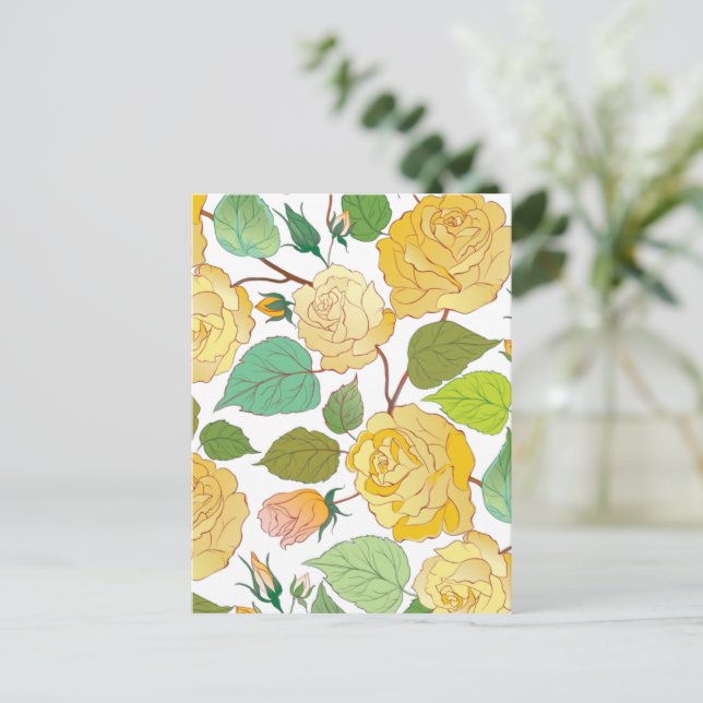 Roses 9 holiday postcard (Standing Front)