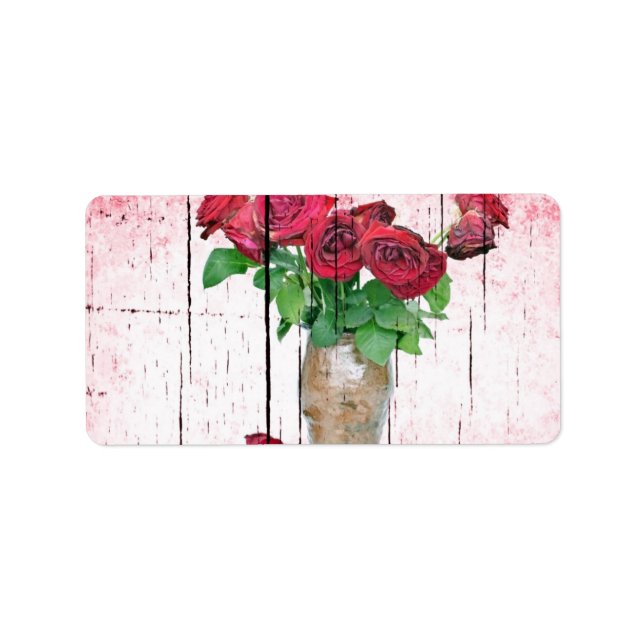 Roses Address Label (Front)