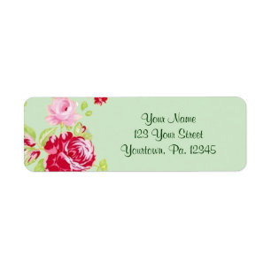 Roses Address Label