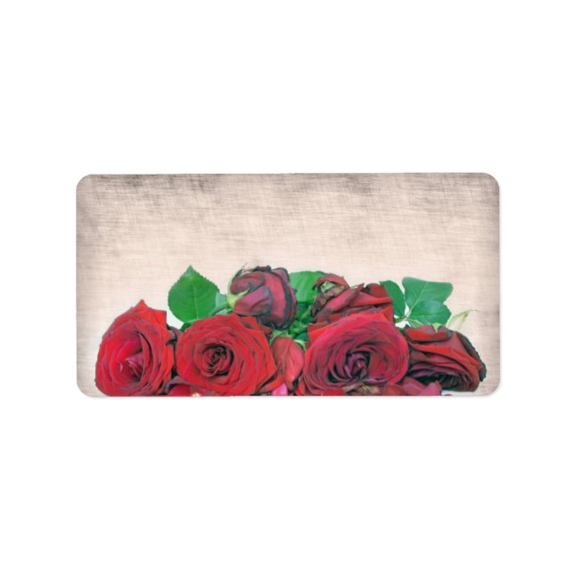 Roses Address Label (Front)
