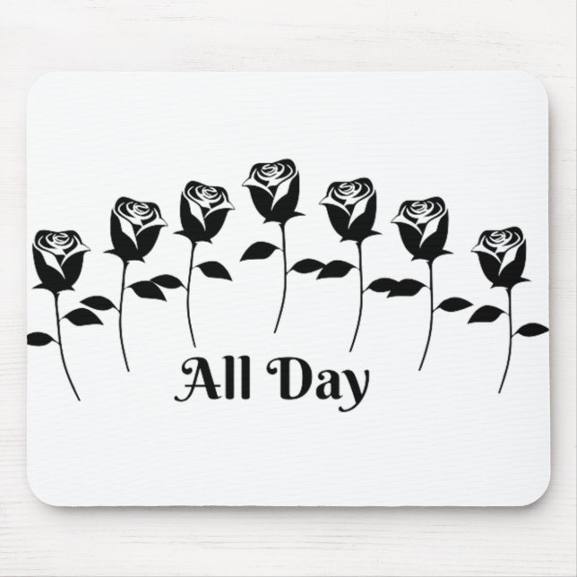 ROSES ALL DAY MOUSE MAT (Front)