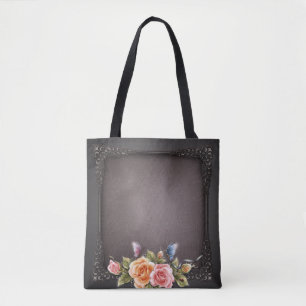 Roses All-Over-Print Tote Bag, Medium Bag